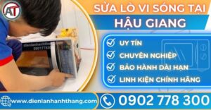 Sửa lò vi sóng tại Hậu giang Điện lạnh Anh Thắng