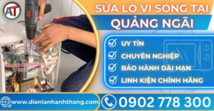 Sửa lò vi sóng tại Quảng ngãi Điện lạnh Anh Thắng
