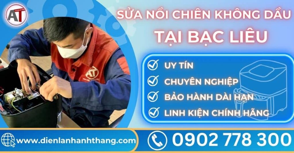 Sửa nồi chiên không dầu tại Bạc liêu Điện lạnh Anh Thắng