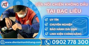 Sửa nồi chiên không dầu tại Bạc liêu Điện lạnh Anh Thắng