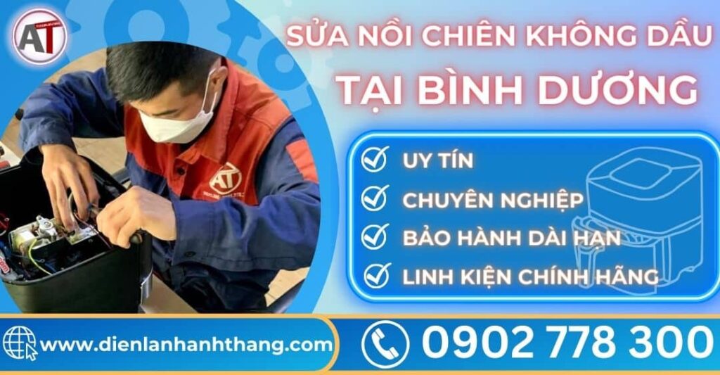 Sửa nồi chiên không dầu tại Bình dương Điện lạnh Anh Thắng