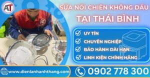 Sửa nồi chiên không dầu tại Thái bình Điện lạnh Anh Thắng
