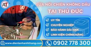 Sửa nồi chiên không dầu tại Thủ đức Điện lạnh Anh Thắng