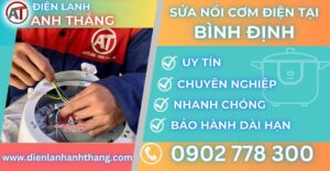 Sửa nồi cơm điện tại Bình định Điện lạnh Anh Thắng