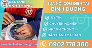 Sửa nồi cơm điện tại Bình dương Điện lạnh Anh Thắng