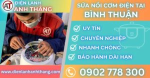 Sửa nồi cơm điện tại Bình thuận Điện lạnh Anh Thắng