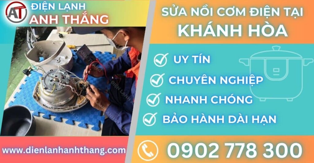Sửa nồi cơm điện tại Khánh hòa Điện lạnh Anh Thắng
