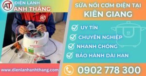 Sửa nồi cơm điện tại Kiên giang Điện lạnh Anh Thắng