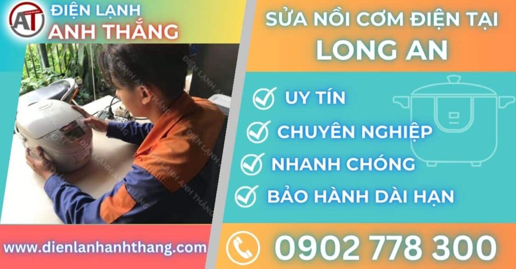 Sửa nồi cơm điện tại Long an Điện lạnh Anh Thắng