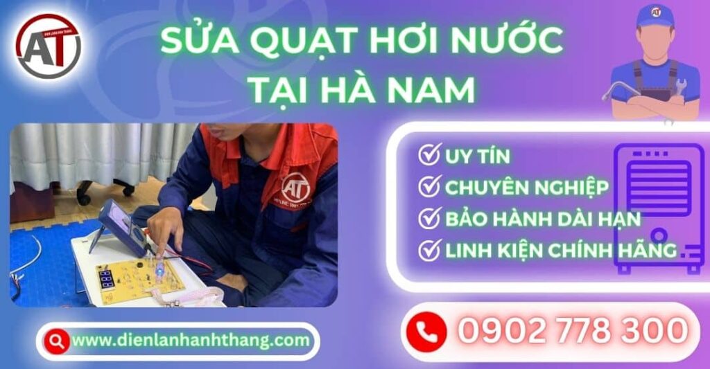 Sửa quạt hơi nước tại Hà nam Điện lạnh Anh Thắng