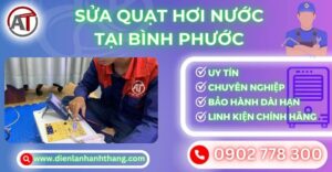 Sửa quạt hơi nước tại Bình phước Điện lạnh Anh Thắng