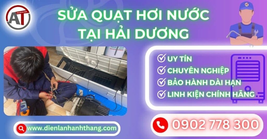 Sửa quạt hơi nước tại Hải dương Điện lạnh Anh Thắng