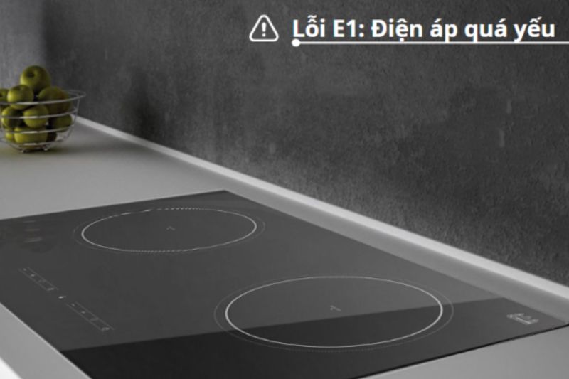 lỗi e1 bếp hồng ngoại