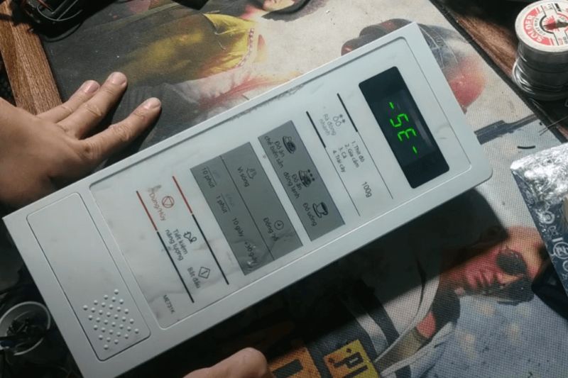 lỗi lò vi sóng 5e