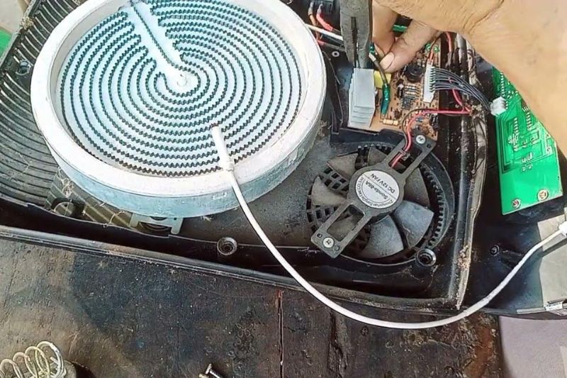 tháo bếp hồng ngoại