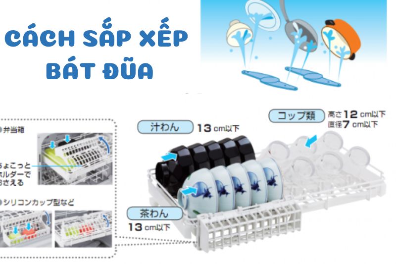 cách sắp xếp bát đũa
