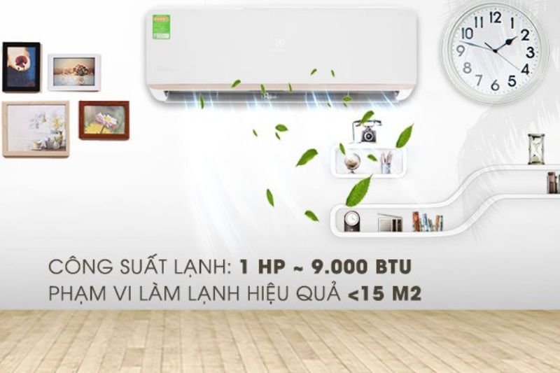 công suất máy lạnh phù hợp