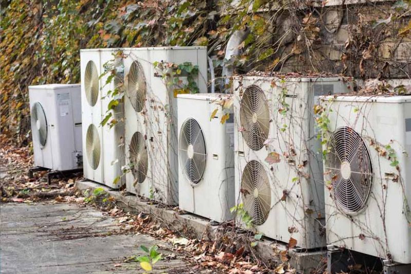 cục nóng bị cản