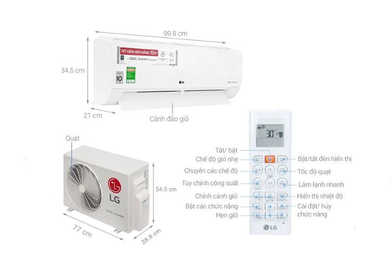 điều hòa lg