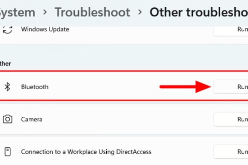 Khởi động trình kiểm tra lỗi Troubleshooter