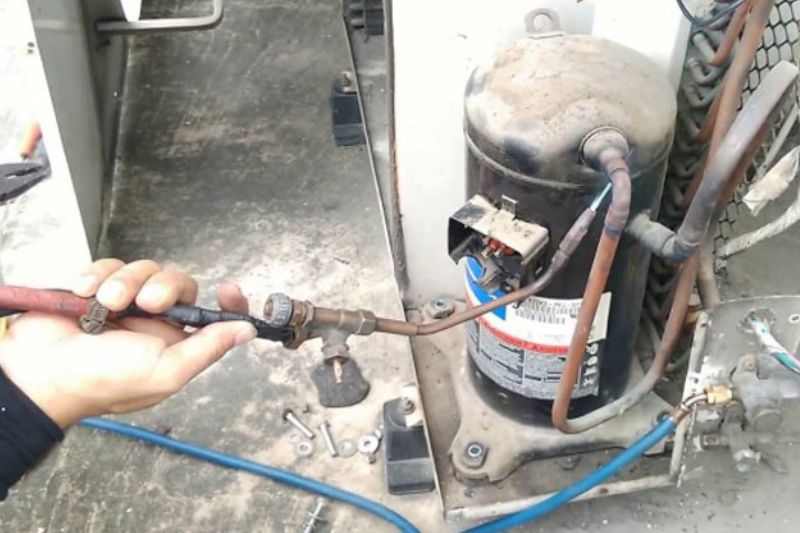 máy nén bị hỏng