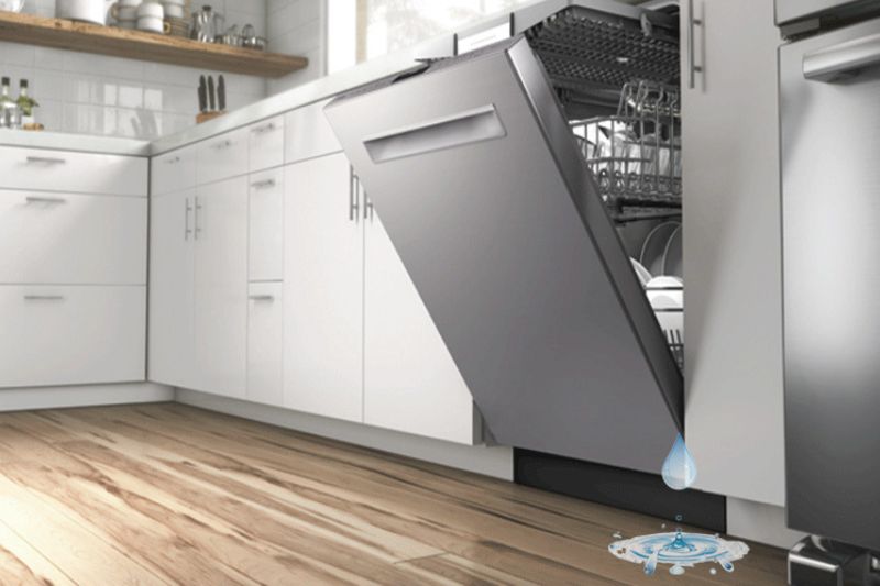 máy rửa bát rò rỉ nước