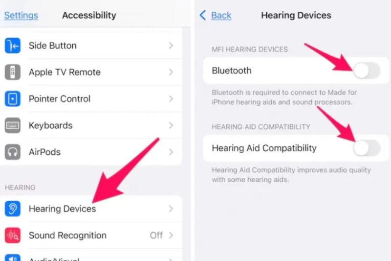 ngắt kết nối bluetooth