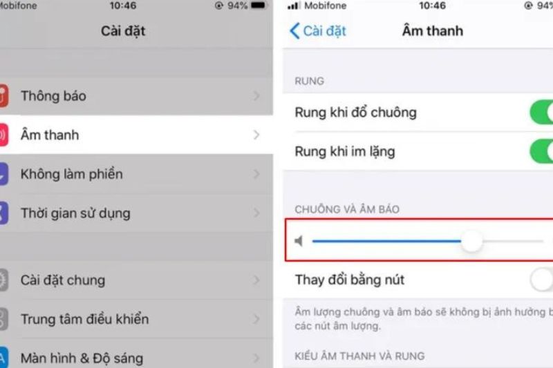 tăng âm hết cỡ