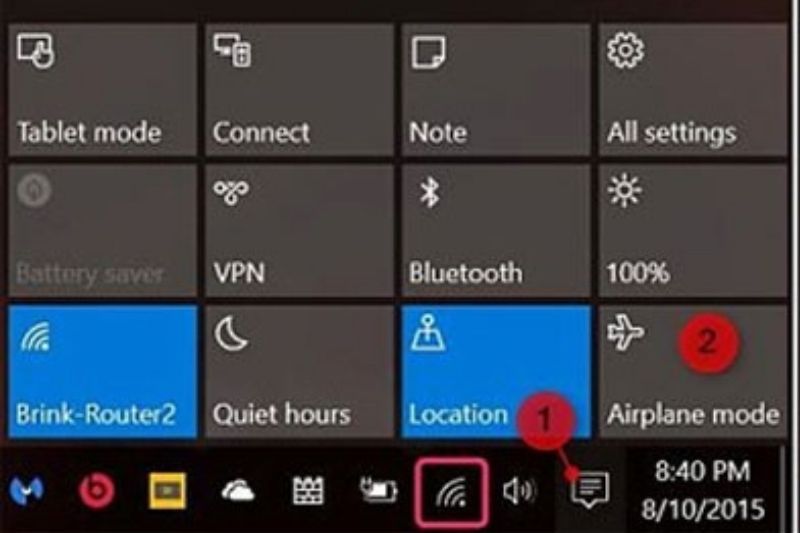 tắt chế độ máy bay