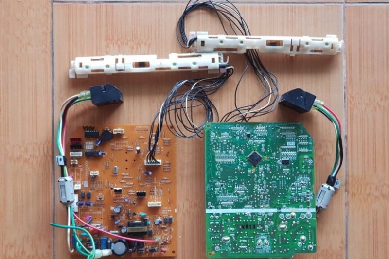 board nhận tín hiệu của máy lạnh bị hỏng