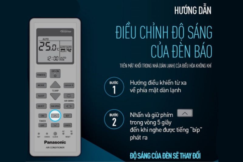điều chỉnh độ sáng đèn