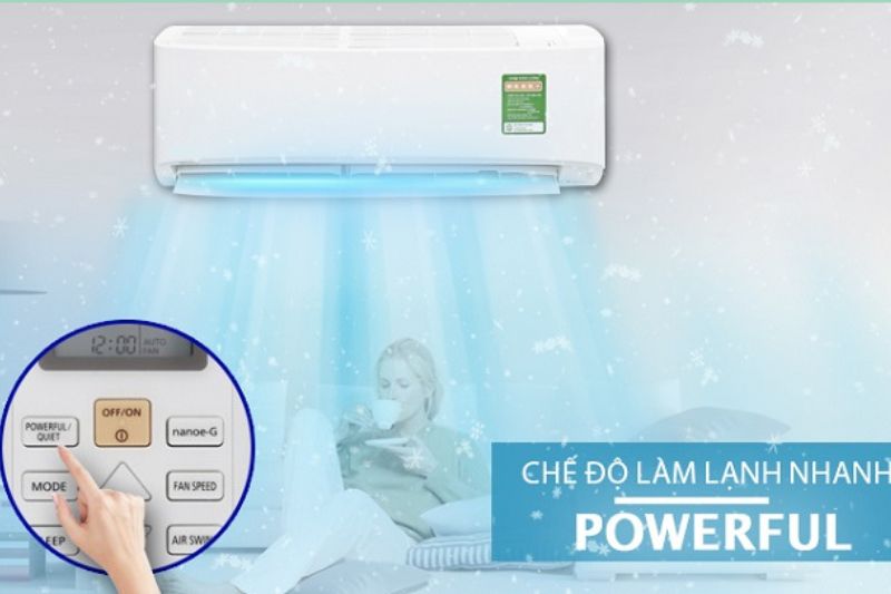 làm lạnh nhanh powerfull
