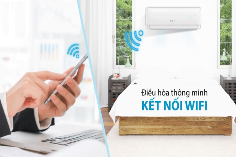 máy lạnh fujiaire kết nối wifi