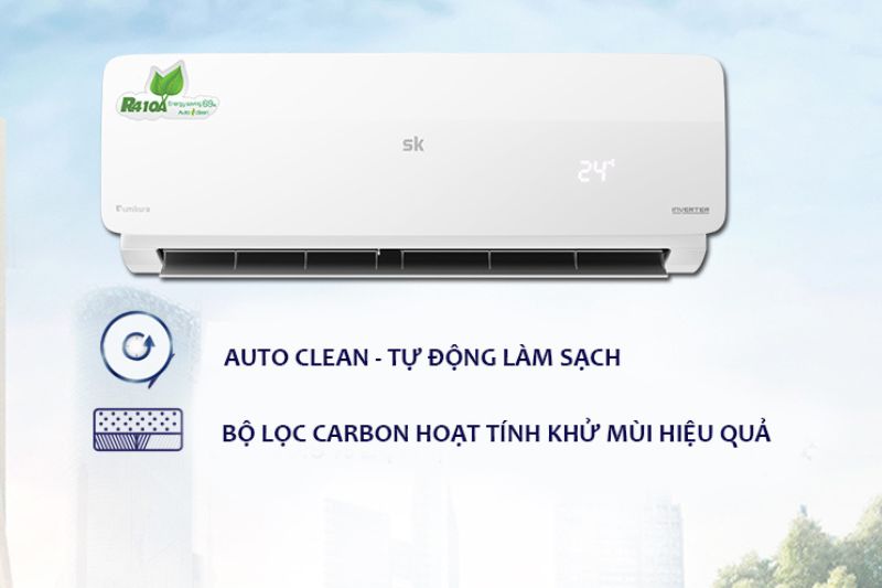 máy lạnh sumikura tự làm sạch