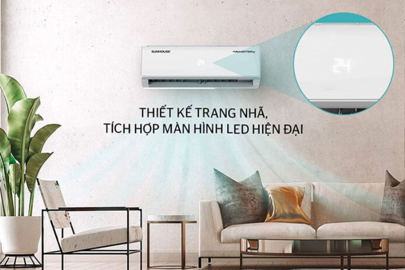 máy lạnh sunhouse thiết kế trang nhã