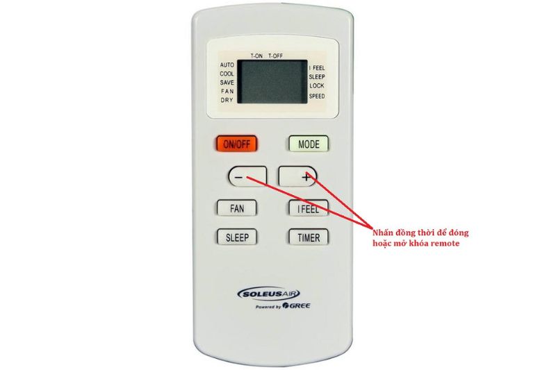mở khóa remote máy lạnh