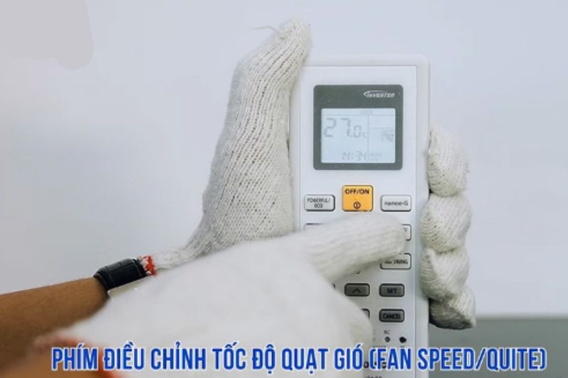phím FAN SPEED