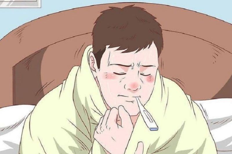 sốt xuất huyết nằm máy lạnh được không