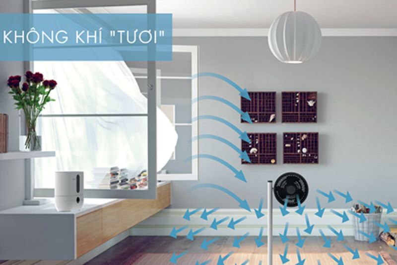 sử dụng quạt đối lưu