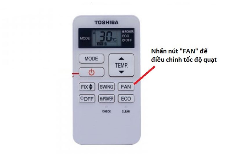 chỉnh tốc độ quạt