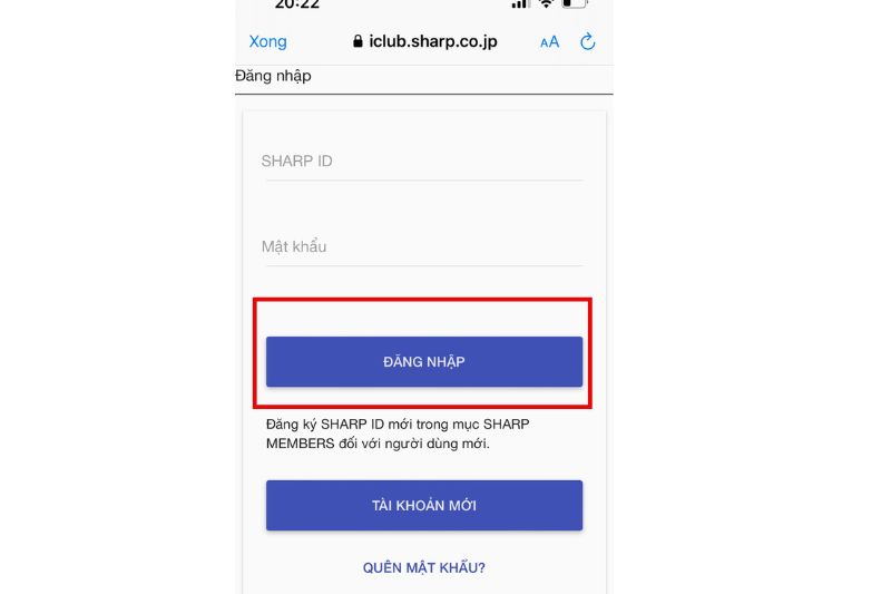 đăng nhập