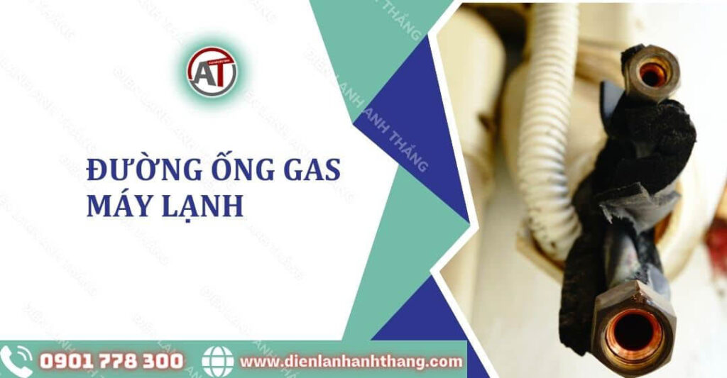 đường ống gas máy lạnh Điện lạnh Anh Thắng