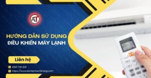 hướng dẫn sử dụng điều khiển máy lạnh Điện lạnh Anh Thắng