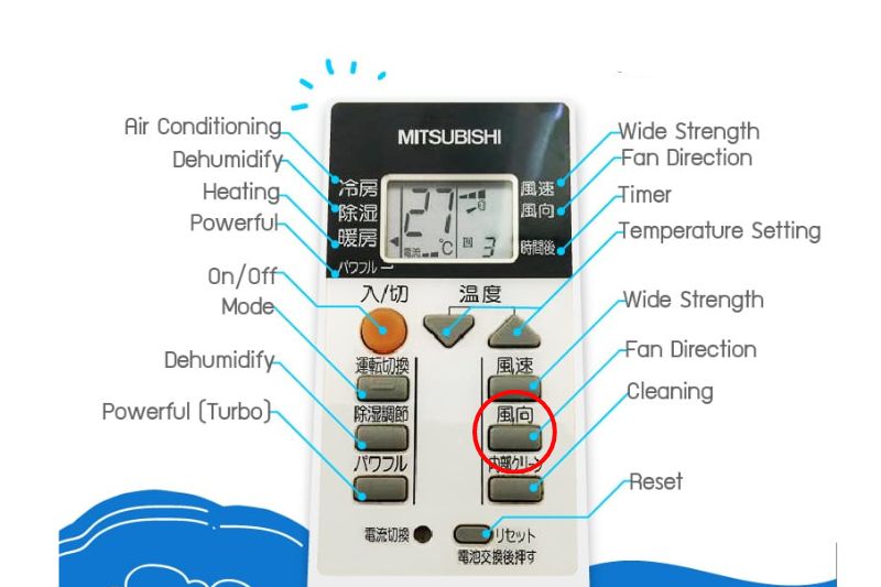 hướng gió máy nội địa