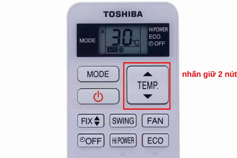 mở khóa remote toshiba