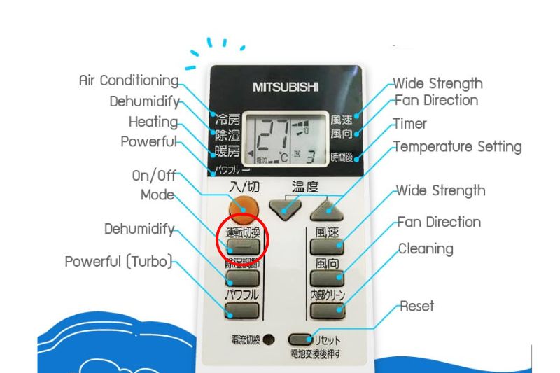 mode máy lạnh nội địa