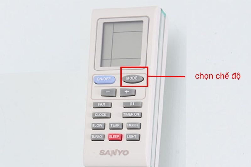 Tip Hướng Dẫn Sử Dụng Remote Máy Lạnh Sanyo Chi Tiết Nhất 2025 mode sanyo