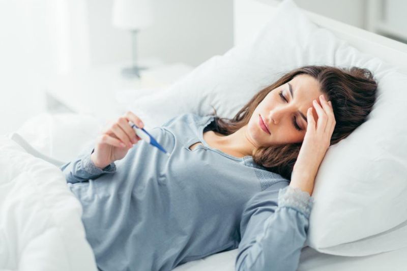 người lớn sốt