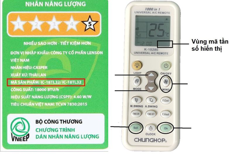 Cách Chỉnh Remote Máy Lạnh K 1028e Đơn Giản Và Chi Tiết Nhất 2025 nhập mã máy lạnh