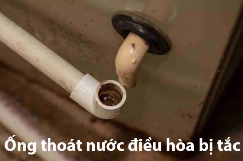 ống thoát nước bị nghẹt